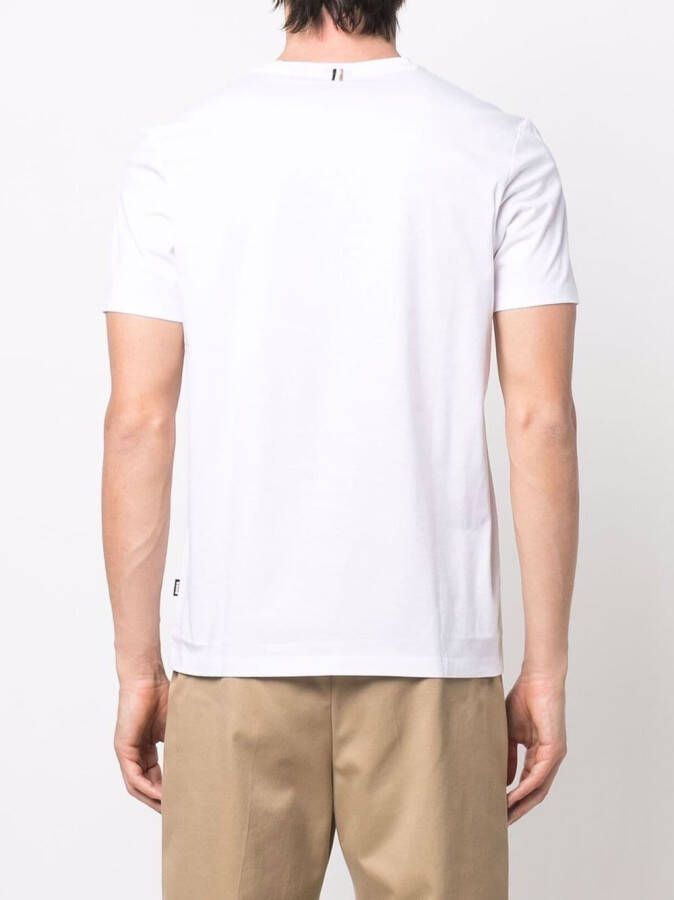 BOSS T-shirt met ronde hals Wit