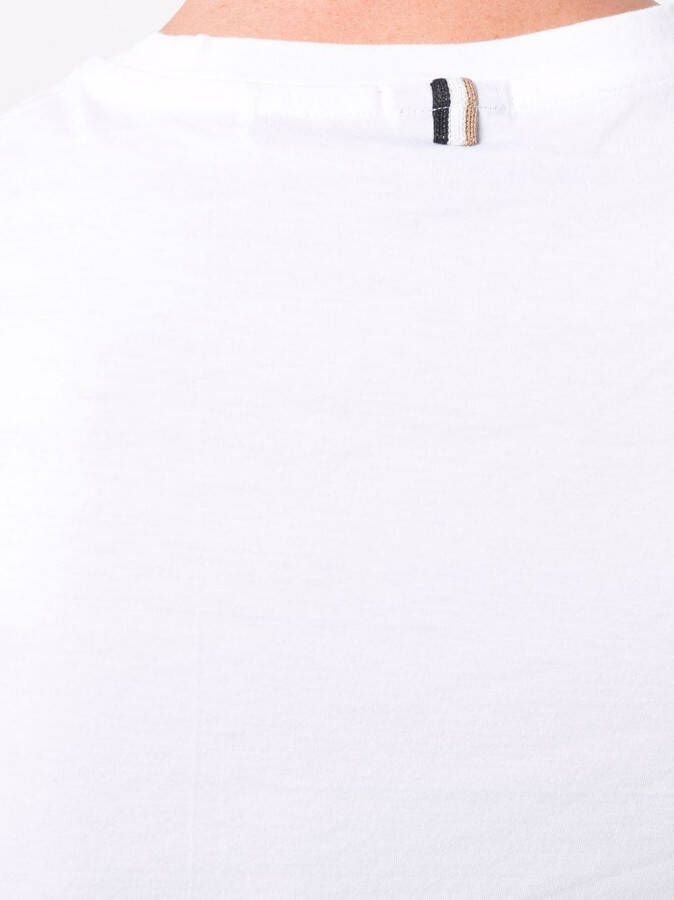 BOSS T-shirt met ronde hals Wit