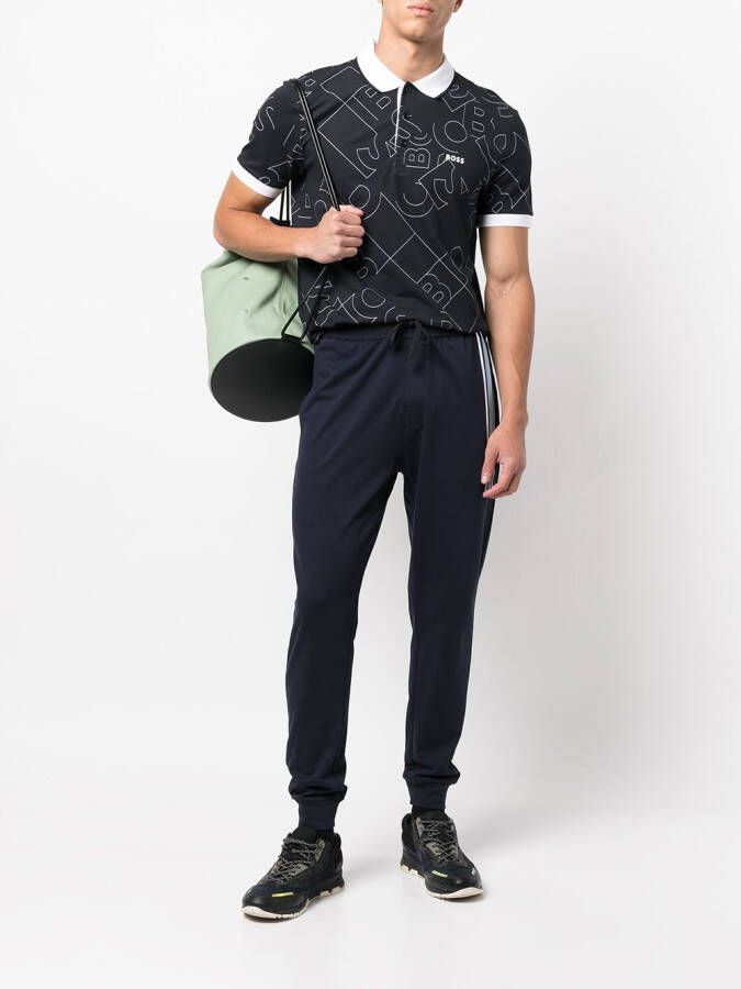 BOSS Trainingsbroek Blauw