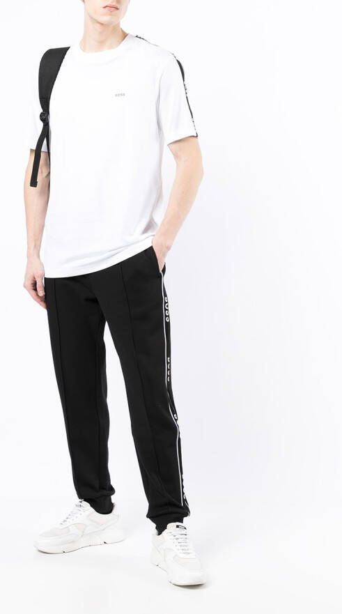 BOSS Trainingsbroek met logoprint Zwart