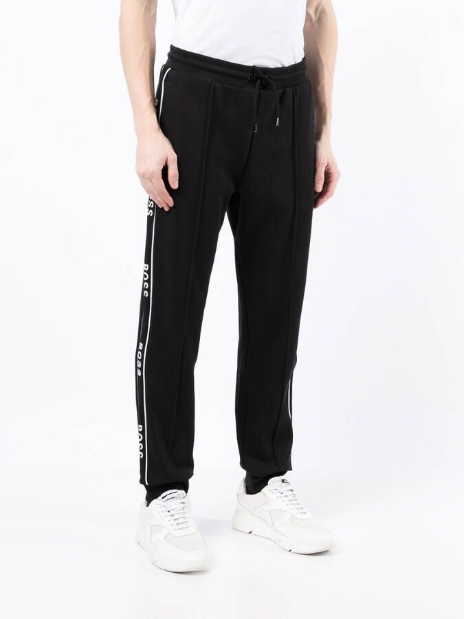 BOSS Trainingsbroek met logoprint Zwart