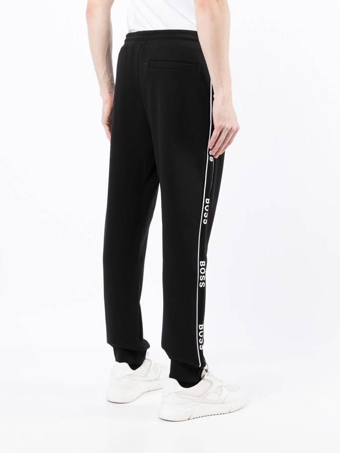 BOSS Trainingsbroek met logoprint Zwart