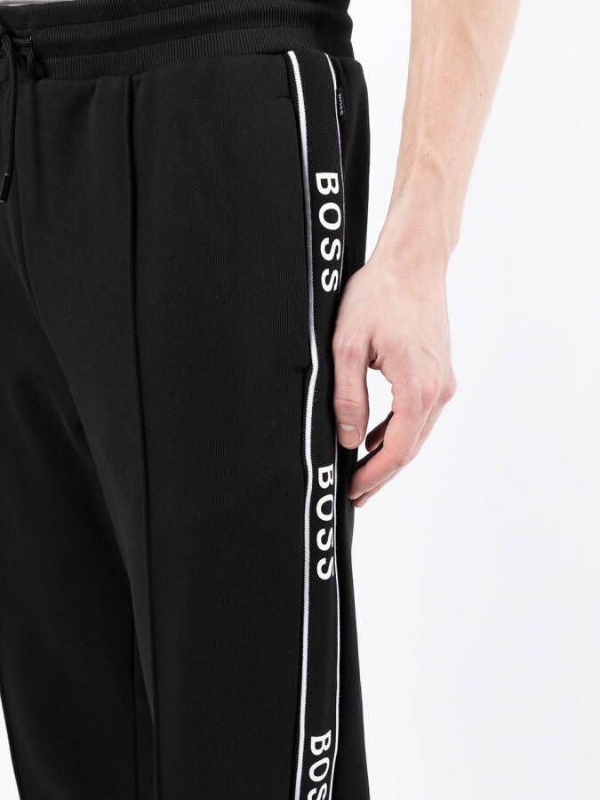 BOSS Trainingsbroek met logoprint Zwart