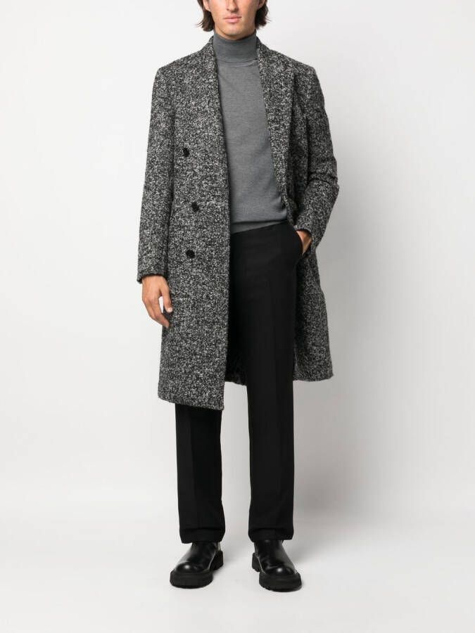 BOSS Wollen sweater Grijs