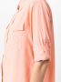BOSS Zijden blouse Oranje - Thumbnail 5