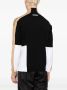 BOSS Zolkar sweater met colourblocking Zwart - Thumbnail 3