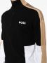 BOSS Zolkar sweater met colourblocking Zwart - Thumbnail 4