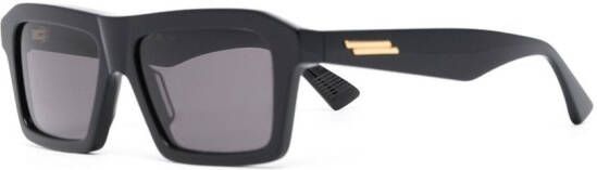 Bottega Veneta Eyewear Zonnebril met vierkant montuur Zwart