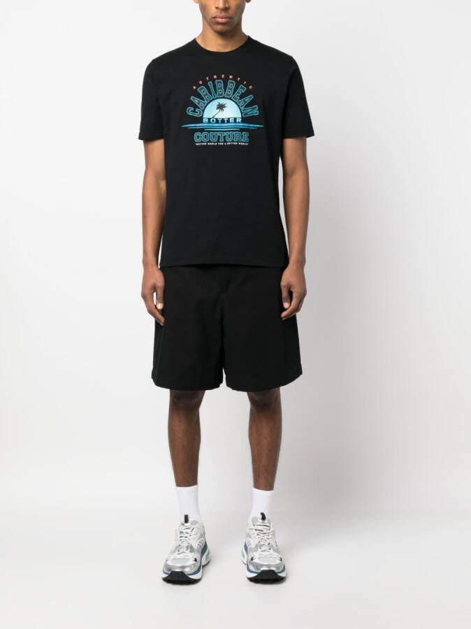 Botter T-shirt met print Zwart