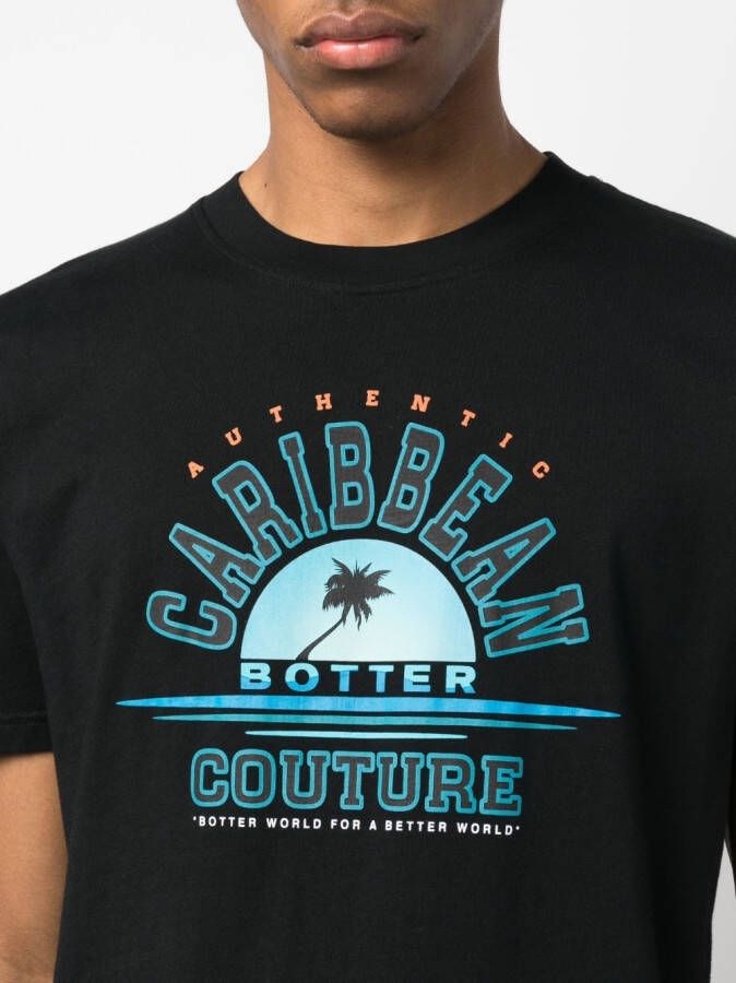 Botter T-shirt met print Zwart