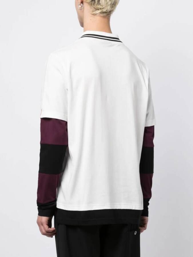 Botter T-shirt met gelaagd effect Wit