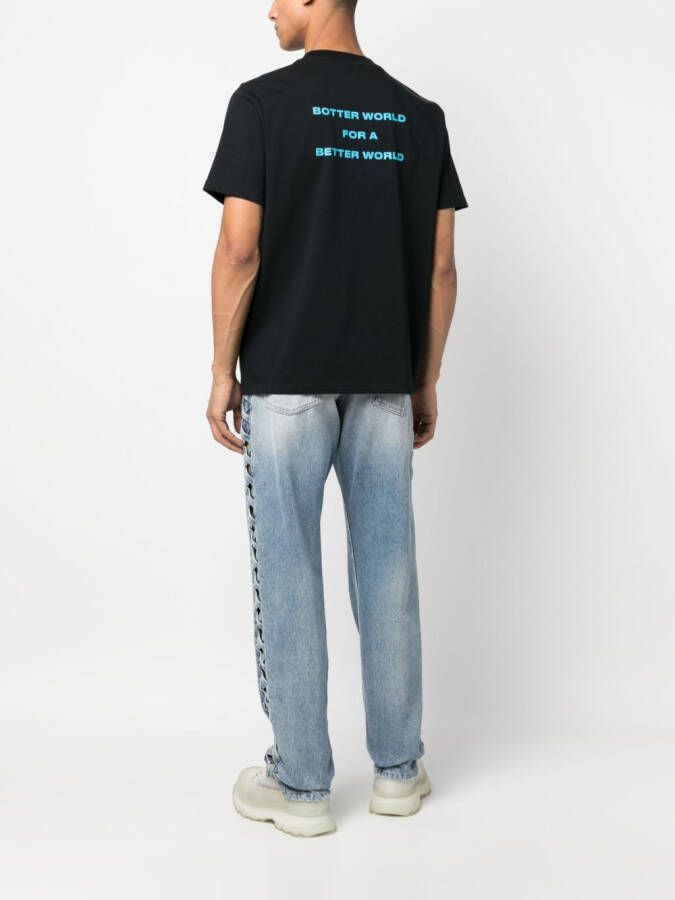 Botter T-shirt met tekst Zwart
