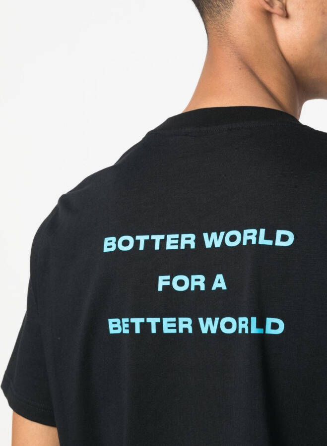 Botter T-shirt met tekst Zwart