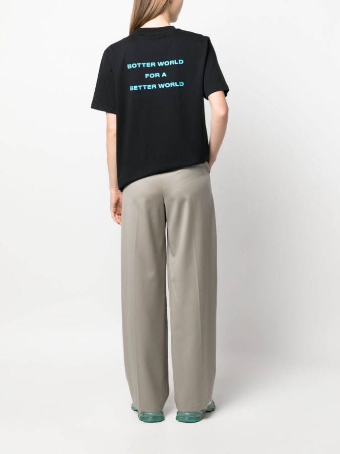 Botter T-shirt met ronde hals Zwart