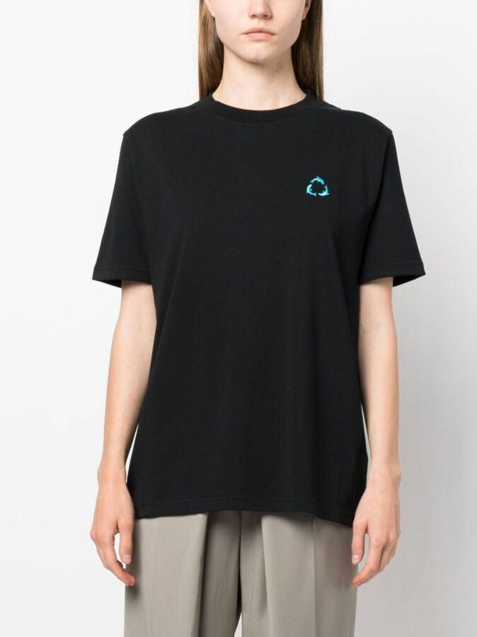 Botter T-shirt met ronde hals Zwart