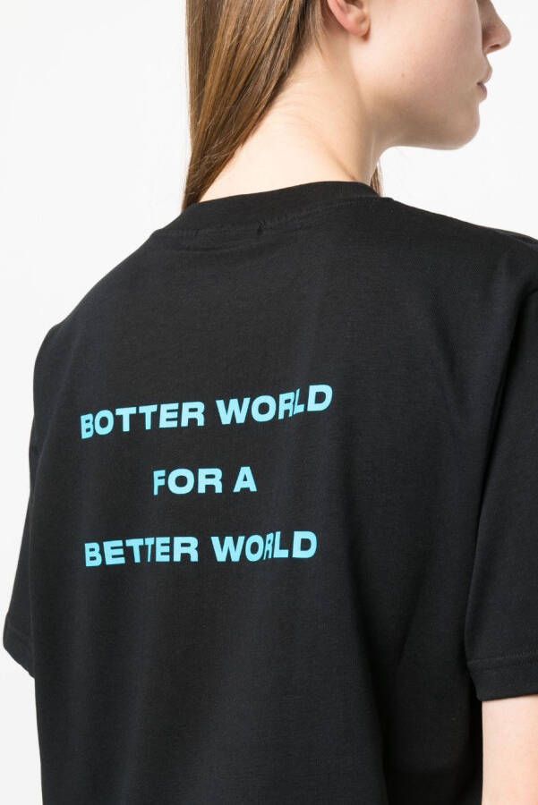 Botter T-shirt met ronde hals Zwart