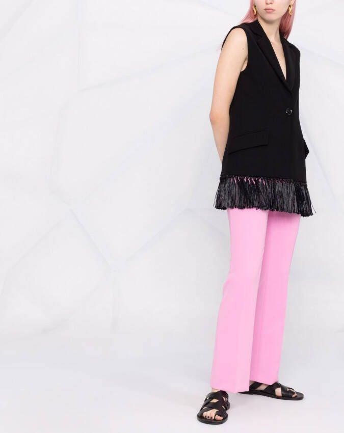 Boutique Moschino Bootcut pantalon Roze
