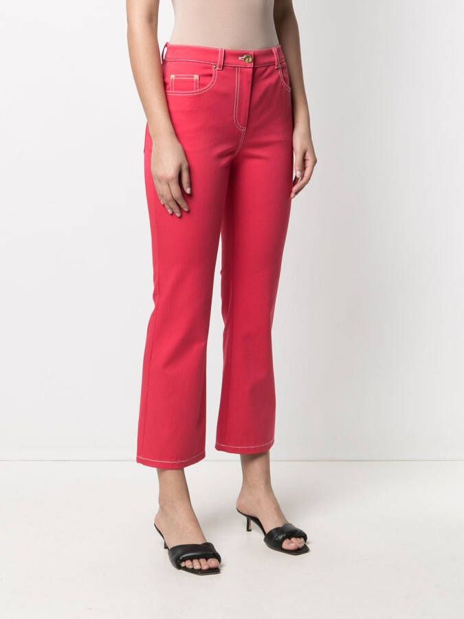 Boutique Moschino Flared jeans Roze