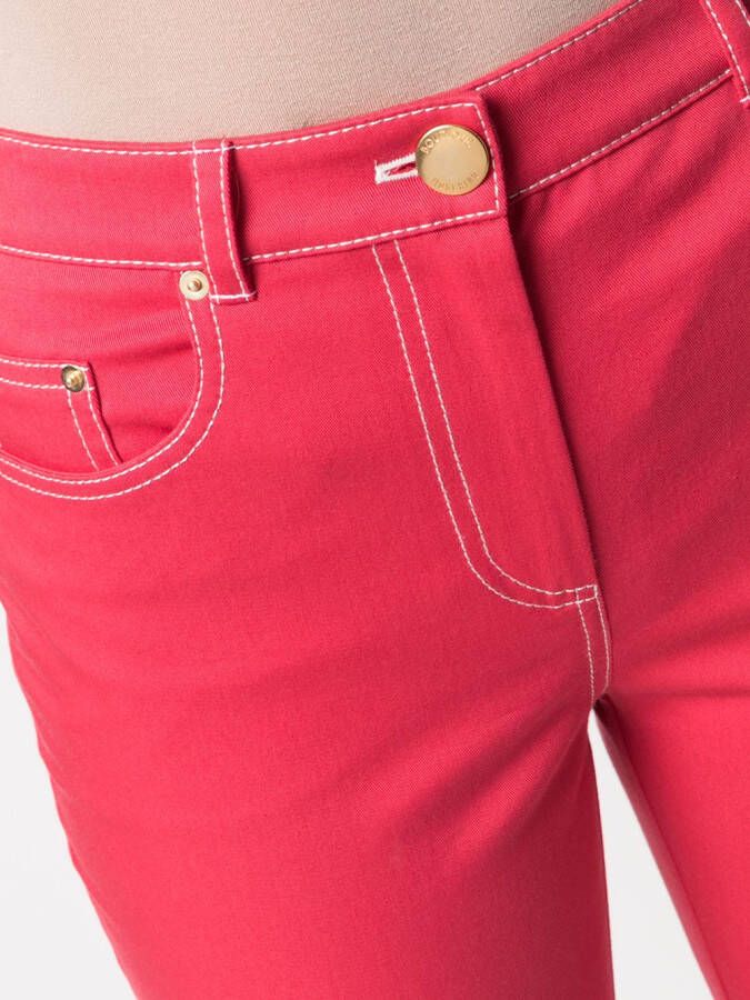 Boutique Moschino Flared jeans Roze