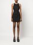 Boutique Moschino Flared mini-jurk Zwart - Thumbnail 3