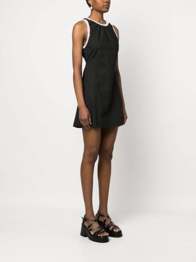 Boutique Moschino Flared mini-jurk Zwart