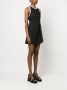 Boutique Moschino Flared mini-jurk Zwart - Thumbnail 4
