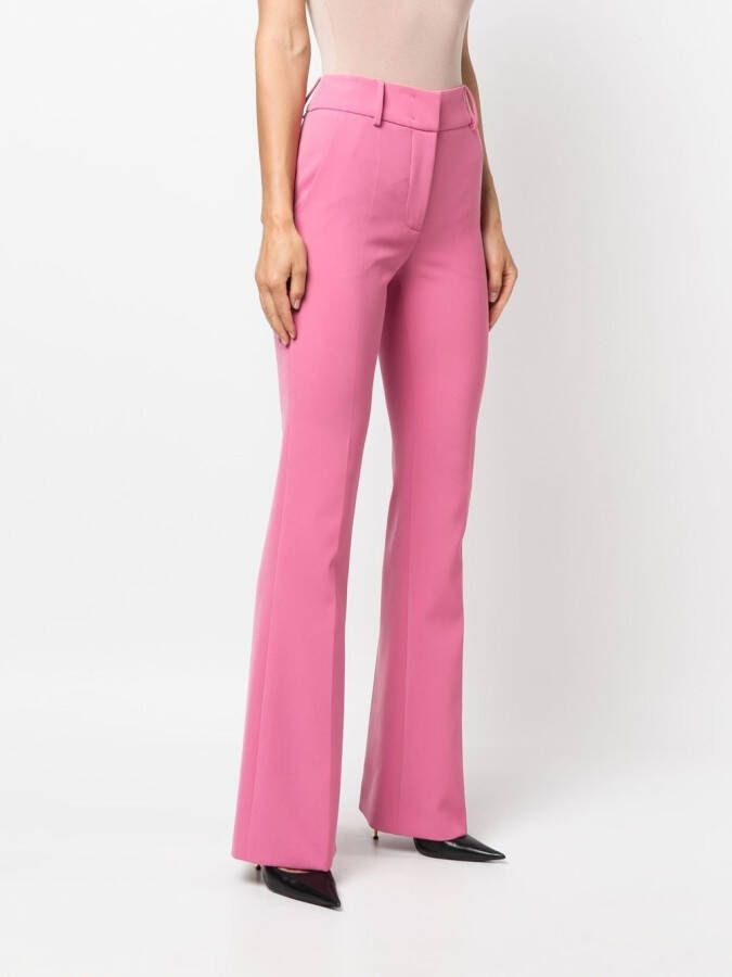 Boutique Moschino Flared pantalon Roze