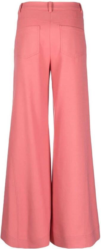 Boutique Moschino High waist broek Roze