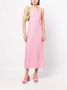 Boutique Moschino Midi-jurk met jacquard Roze - Thumbnail 2