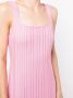 Boutique Moschino Midi-jurk met jacquard Roze - Thumbnail 5