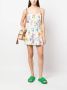 Boutique Moschino Mini-jurk met bloemenprint Wit - Thumbnail 2