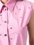 Boutique Moschino Mouwloze blouse Roze - Thumbnail 5