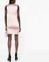 Boutique Moschino Mini-jurk met ruches Roze - Thumbnail 4