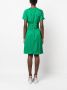 Boutique Moschino Satijnen jurk Groen - Thumbnail 4