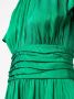 Boutique Moschino Satijnen jurk Groen - Thumbnail 5