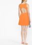 Boutique Moschino Mouwloze mini-jurk Oranje - Thumbnail 3