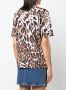Boutique Moschino T-shirt met luipaardprint Beige - Thumbnail 4