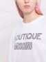 Boutique Moschino T-shirt verfraaid met studs Wit - Thumbnail 3
