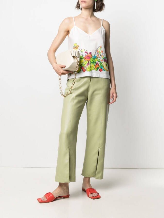 Boutique Moschino Top met bloemenprint Wit