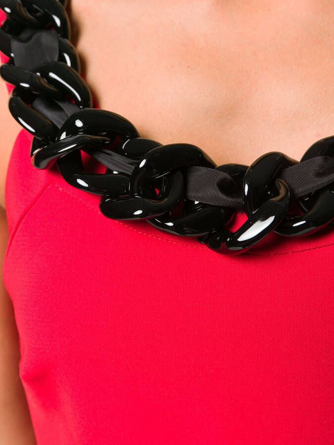 Boutique Moschino Verfraaide jurk Rood