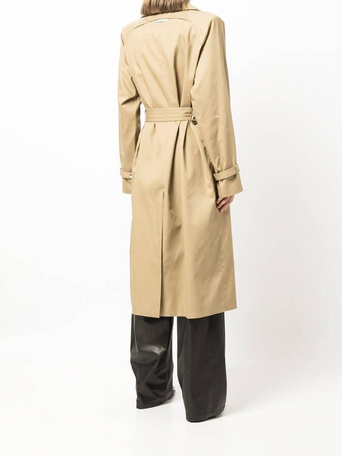 Boyarovskaya Trenchcoat met ceintuur Bruin