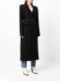 Boyarovskaya Trenchcoat met ceintuur Zwart - Thumbnail 3