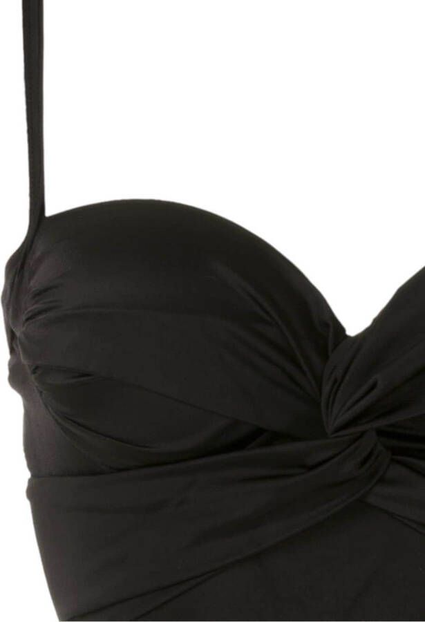 Brigitte Badpak met gedraaid detail Zwart