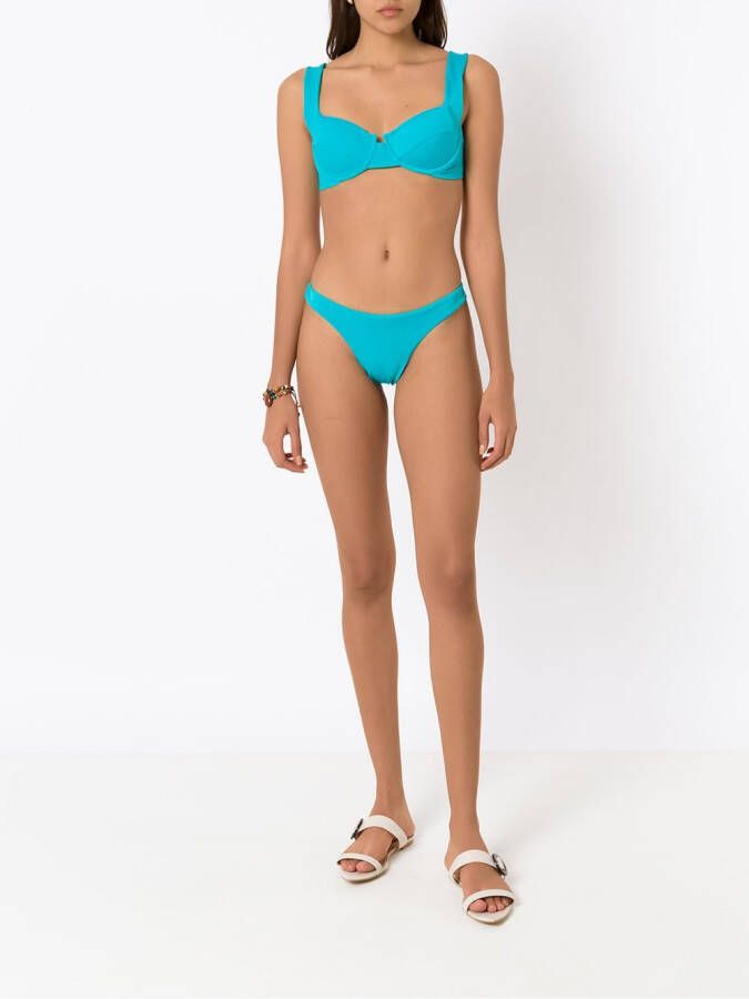 Brigitte Balconette bikini Blauw