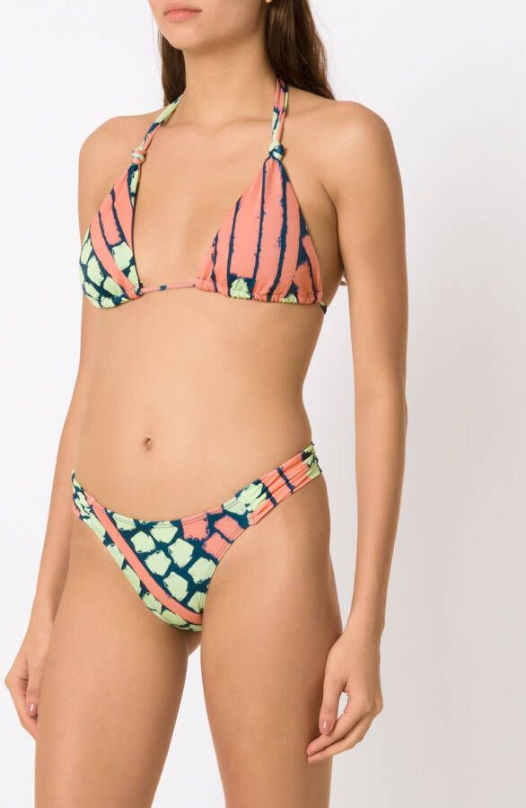 Brigitte Bikini met abstracte print Veelkleurig