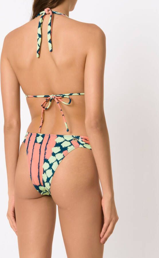 Brigitte Bikini met abstracte print Veelkleurig