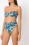 Brigitte Bikini met bloemenprint Blauw - Thumbnail 3