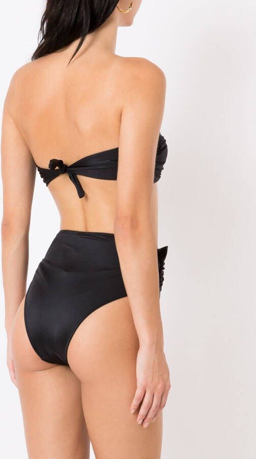 Brigitte Bikini met ringdetail Zwart