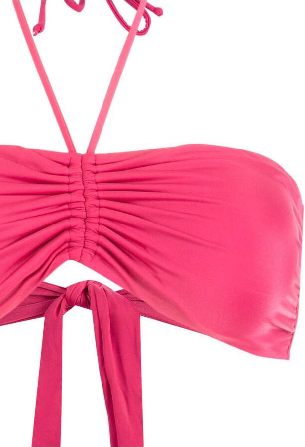 Brigitte Bikini met ruches Roze