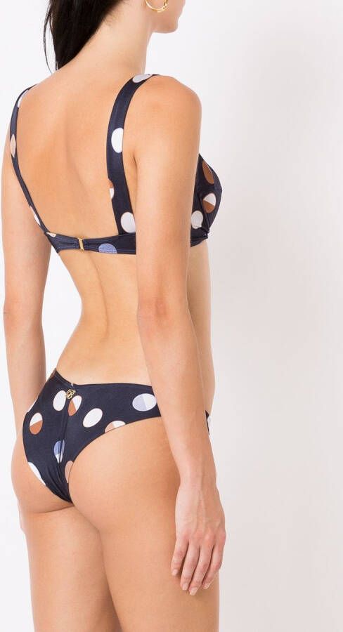 Brigitte Bikini met stippen Blauw